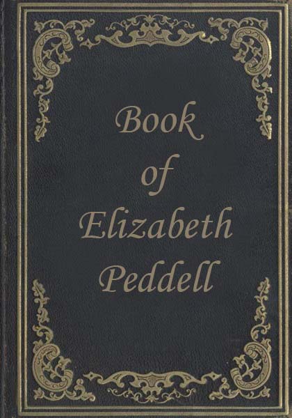 book of Elizabeth Peddell front cover